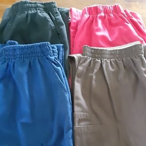 Lot of 4 Scrub Pants  (SMALL)